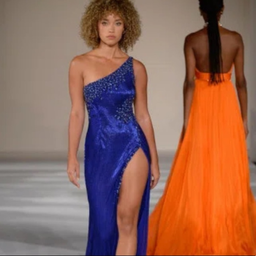 Sherri Hill Royal Blue Gown